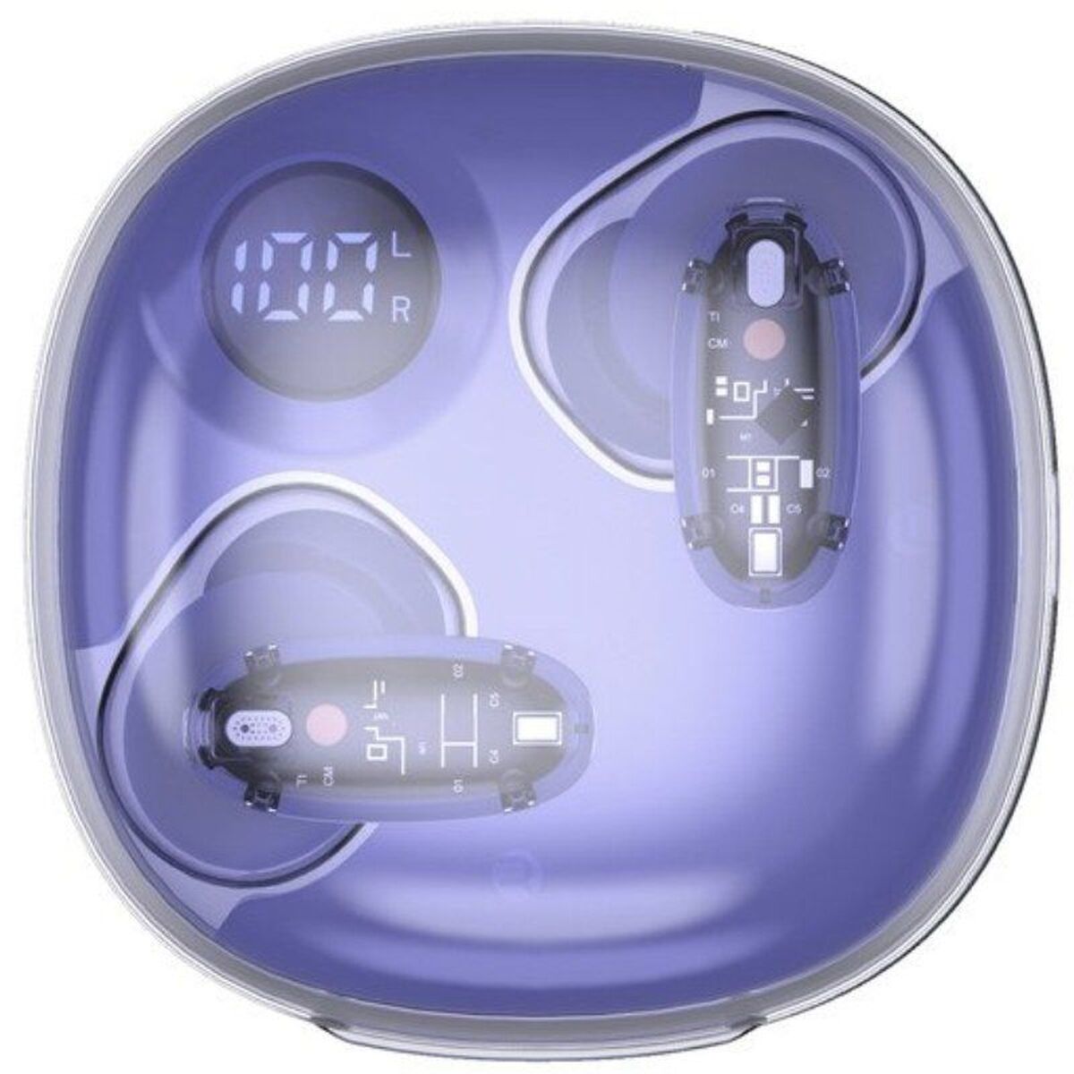 8435693110248_S9917842_P41 Ασύρματα Ακουστικά με Θήκη Φόρτισης Mars Gaming MHIB2PP Μωβ - Image 3