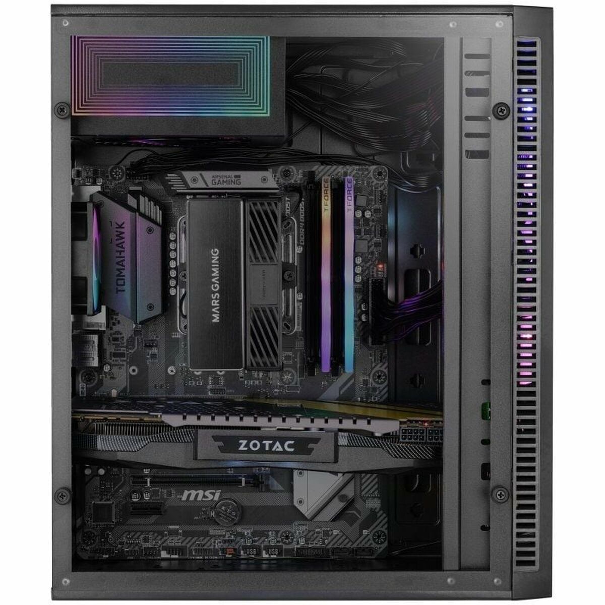 8435693110590_S9917219_P31 Κουτί Μέσος Πύργος ATX Mars Gaming MCBLAZE Μαύρο - Image 3