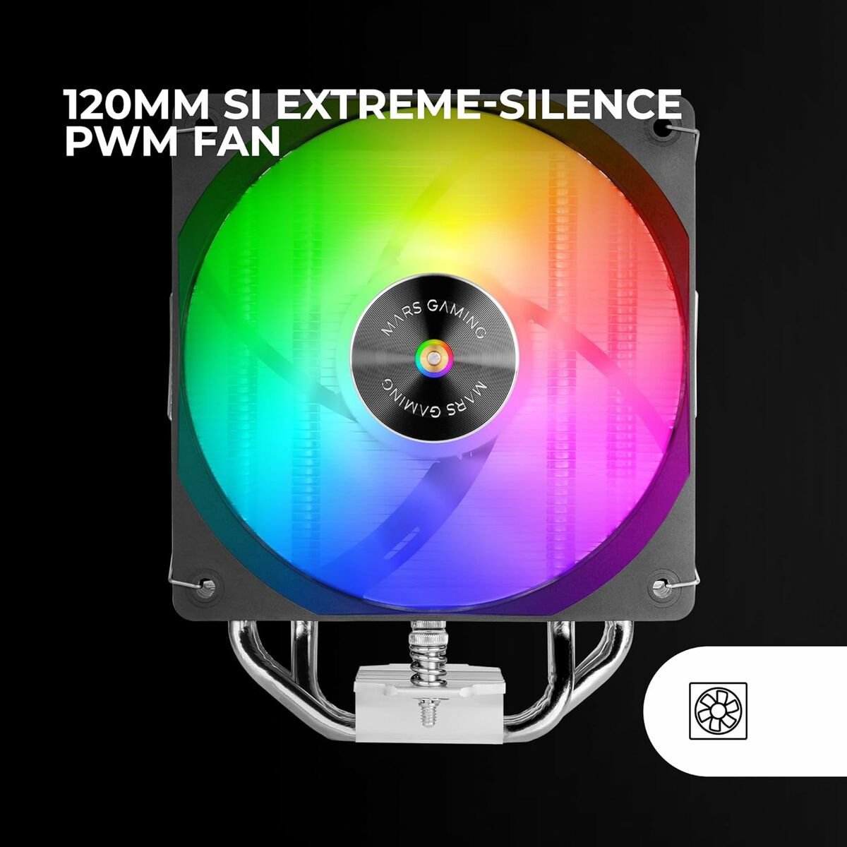 8435693111504_R30 Ανεμιστήρας CPU Mars Gaming MCPUX4ARGB - Image 2