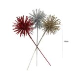 Χριστουγεννιάτικο Κλαδί με Αστεροειδές Διακοσμητικό 46cm – Christmas Glitter Starburst Branch - Image 4