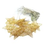 LED χριστουγεννιάτικα φωτάκια αστέρι θερμό φως 3Μ - Christmas deco lights star warm light - Image 4