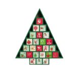 Ξύλινο χριστουγεννιάτικο διακοσμητικό ημερολόγιο - Christmas advent calendar - Image 5