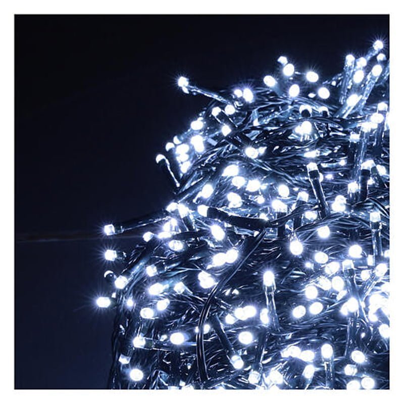 led-christmas-lights-1200-cold-white-220v-external-48-m Χριστουγεννιάτικα λαμπάκια σε ψυχρό χρώμα 32m 400 LED - Christmas decorative lights white light - Image 1
