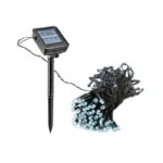 100L Χριστουγεννιάτικα Ηλιακά Λαμπάκια Led με Φωτοβολταϊκό Πάνελ 10m Θερμό Χρώμα -  Christmas solar LED lights warm light