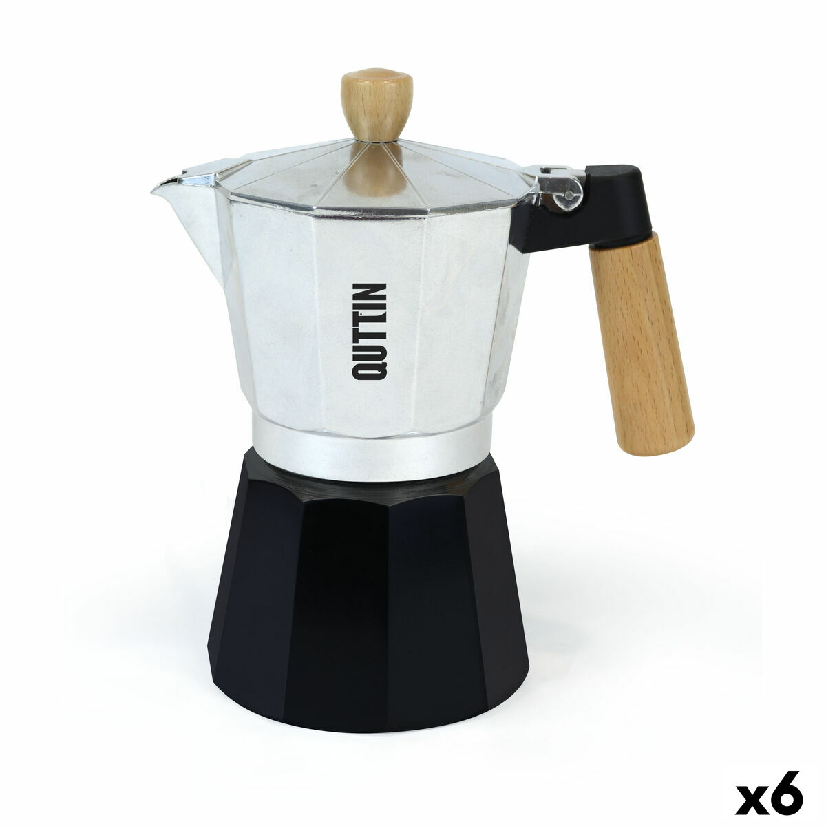 s2234117_p6_icon0 Quttin Καφετιέρα Espresso Αλουμινίου 6 Φλιτζάνια (Σετ 6τμχ) - Image 1