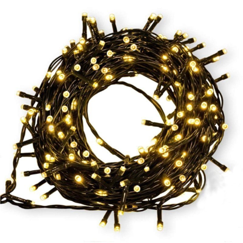 yug Χριστουγεννιάτικα λαμπάκια σε θερμό χρώμα 26m 300 LED – Christmas lights - Image 1