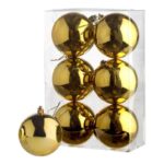 Χριστουγεννιάτικες μπάλες 6τμχ 4.5cm - Christmas decoration balls 6pcs - Image 2