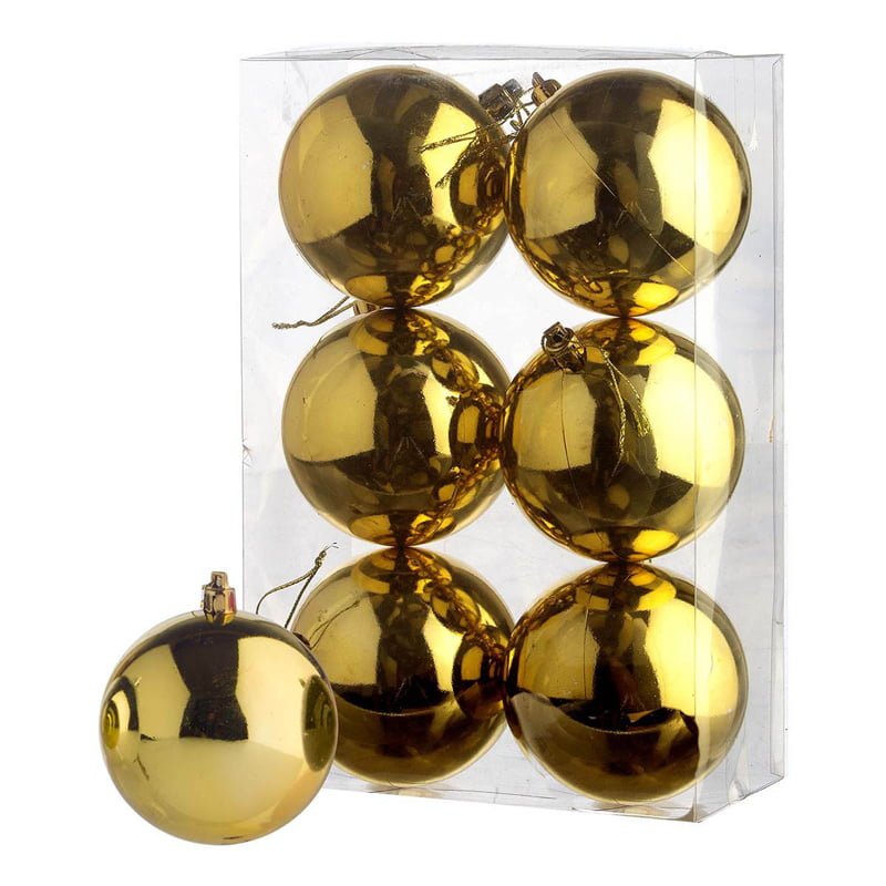 z699304-1 Χριστουγεννιάτικες μπάλες 6τμχ 4.5cm - Christmas decoration balls 6pcs - Image 2