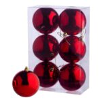 Χριστουγεννιάτικες μπάλες 6τμχ 4.5cm - Christmas decoration balls 6pcs
