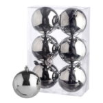 Χριστουγεννιάτικες μπάλες 6τμχ 4.5cm - Christmas decoration balls 6pcs - Image 3